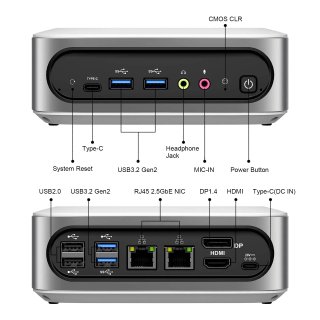 Mini PC AWOW 11900H - 512GB - 16GB RAM