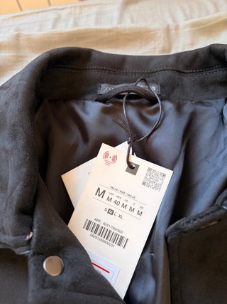 Chaqueta Zara Negra Talla M