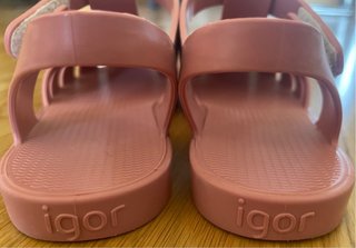 Cangrejeras Igor niña rosa, talla 29