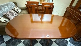 Mesa salón con cristal (ESCUCHO OFERTAS!!)