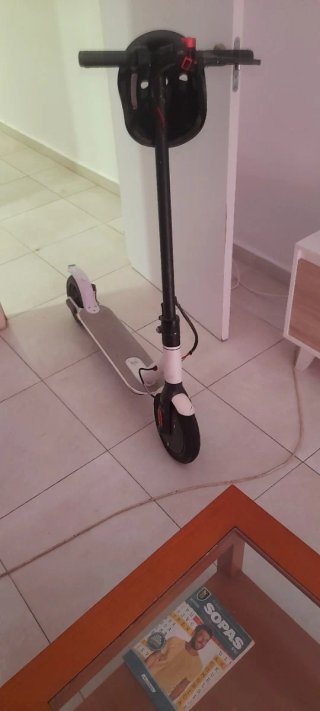 Patinete Eléctrico Blanco y Negro