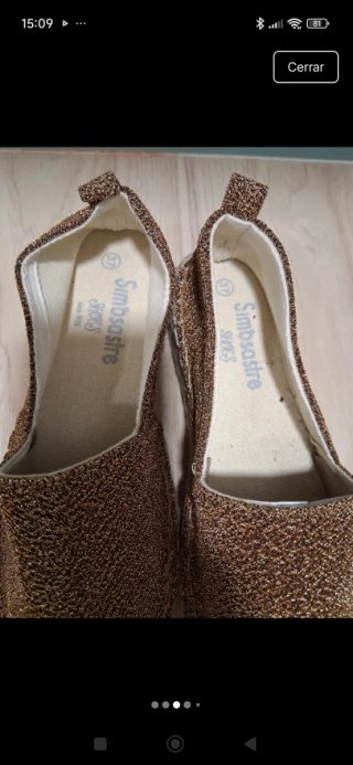 Alpargatas Simosastre Bio Brillo Talla 37