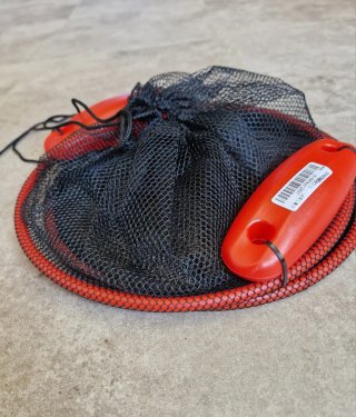 Red de pesca con flotador