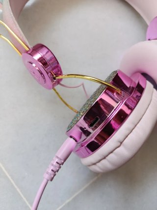 Auriculares Unicornio Rosa con Orejas