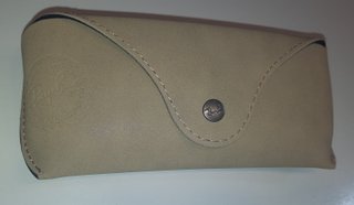 Custodia Occhiali Ray-Ban Beige Originale