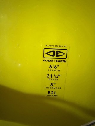Tabla Surf Ocean Earth 6'6 Azul