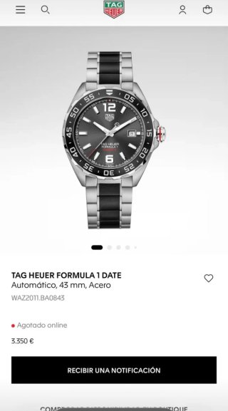 TAG Heuer Formula 1 Calibre 5 Automático 43mm