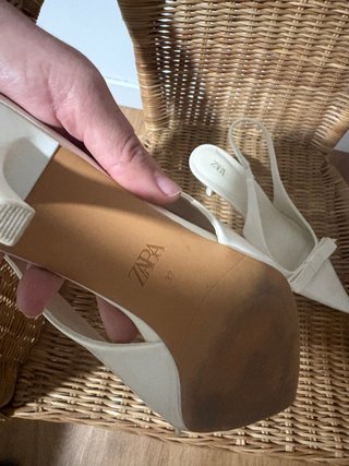Zapatos Zara blancos mujer