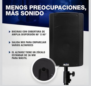 Altavoz Alto TX412 Autoamplificado 700W 12