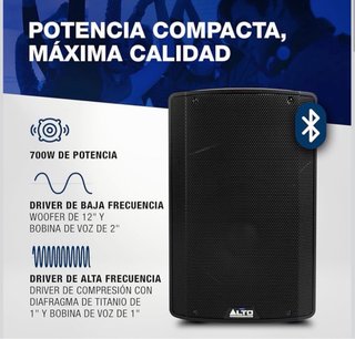 Altavoz Alto TX412 Autoamplificado 700W 12