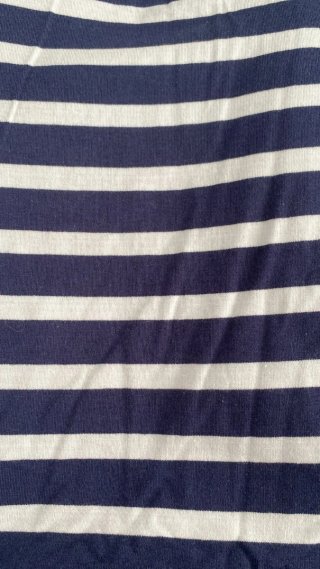 Camiseta manga larga rayas azules y blancas M