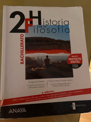Historia de la Filosofía, 2 Bachillerato, A tu ...