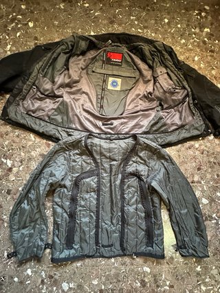 Chaqueta Moto Hebo Negra
