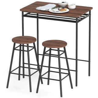 Mesa Alta Cocina + 2 Taburetes Industrial