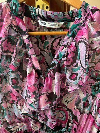 Vestido Zara estampado floral