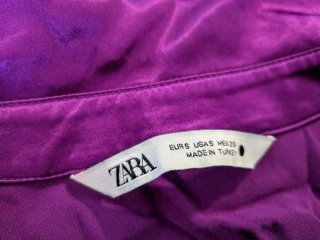 Conjunto Zara Blusa y Falda Morado