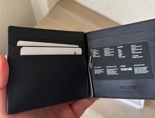 Cartera Lacoste NH4404FG Negra Original