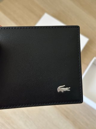Cartera Lacoste NH4404FG Negra Original