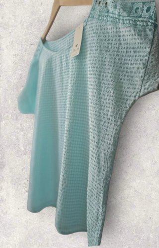 Blusa cuadros vichy Talla Única