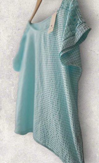 Blusa cuadros vichy Talla Única
