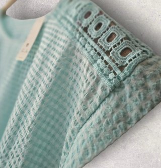 Blusa cuadros vichy Talla Única