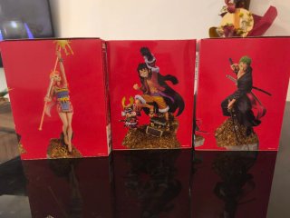 Figuras One Piece Nami, Luffy y Zoro