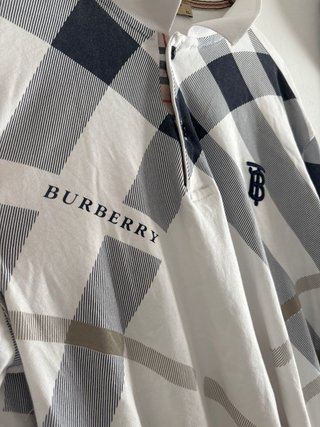 Camiseta Burberry Manga Larga Cuadros