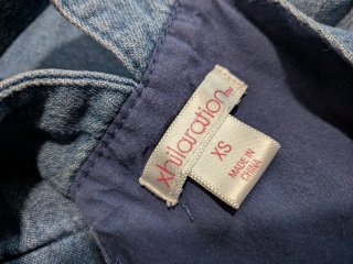Peto vaquero Xhilaration ancho azul