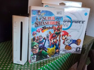Nintendo Wii Blanca con sus cables no hago envios