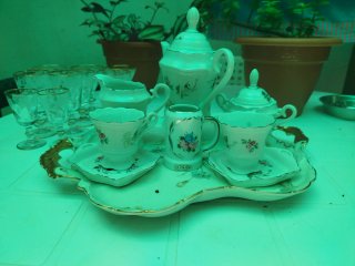 Juego de porcelana Jango con sello