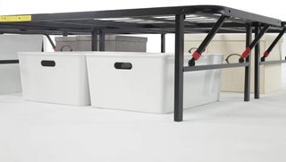 Somier metálico plegable con espacio de almacenaje