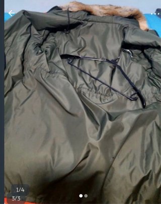 Chaquetón reversible conejo y gabardina