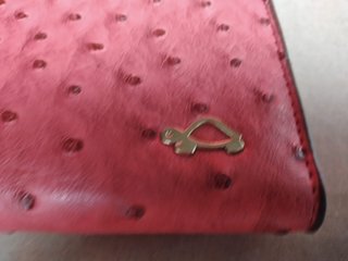 Borsa rosa/aragosta effetto pitone