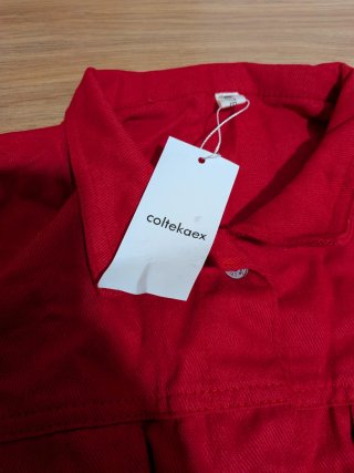 Blusa roja Coltekaex nueva con etiquetas
