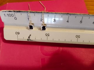 Pendientes Tous Oso Negro y Plata