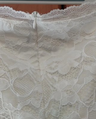 Vestito donna pizzo bianco