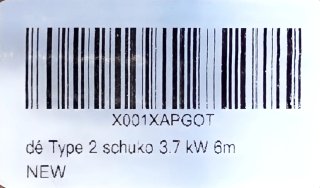 Cargador EV Portátil 3,7kW