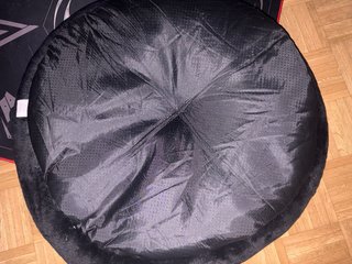 Cama Puffy Perro Mediano/Grande Negra