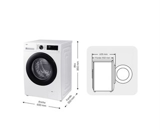 Lavadora Samsung Blanca