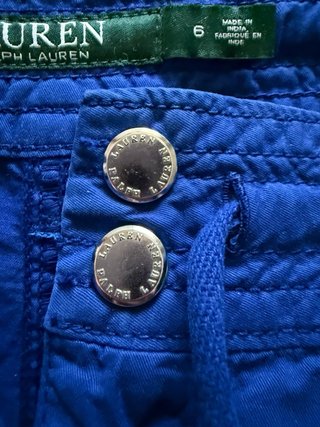 Ralph Lauren Pantalón Corto Azul Talla 6