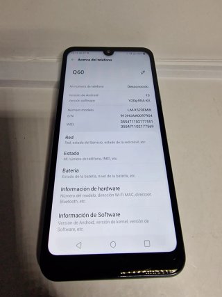 LG Q60 Negro