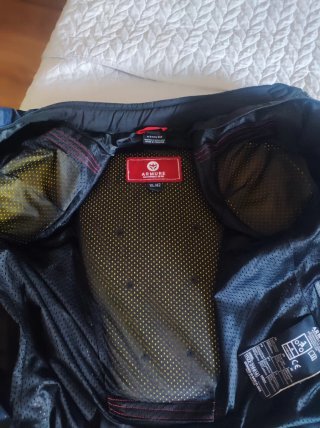 Chaqueta de moto ARMURE azul talla XL