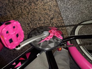 Bicicleta Btwin Original 500 20'' Rosa/Negra