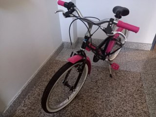 Bicicleta Btwin Original 500 20'' Rosa/Negra