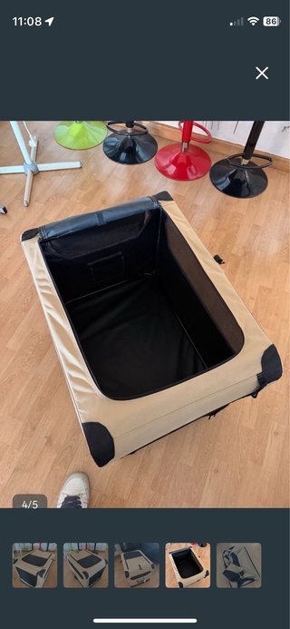 Transportín plegable perro M
