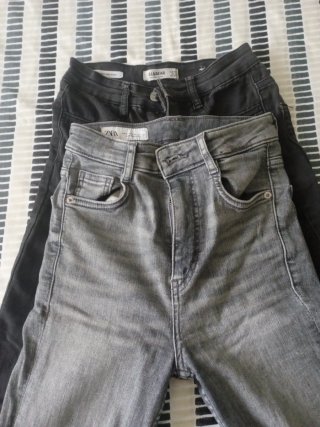 Pantalones vaqueros Zara y Pull&Bear T34/32