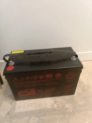 Placa solar y bateria