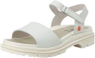 Sandalias de piel blancas cómodas