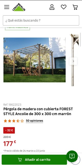 Pérgolas de madera jardín y terraza