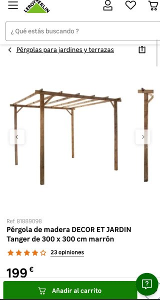 Pérgolas de madera jardín y terraza